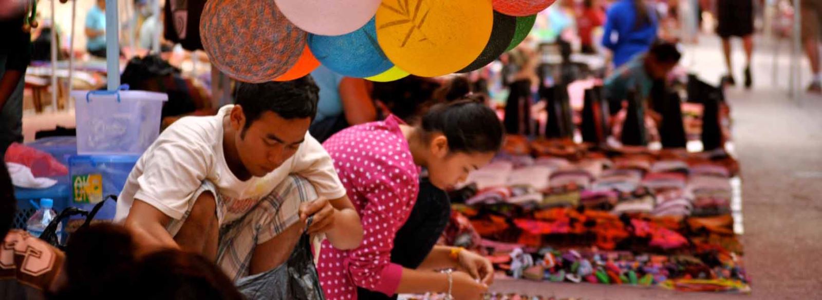 Night market in Luang Prabang